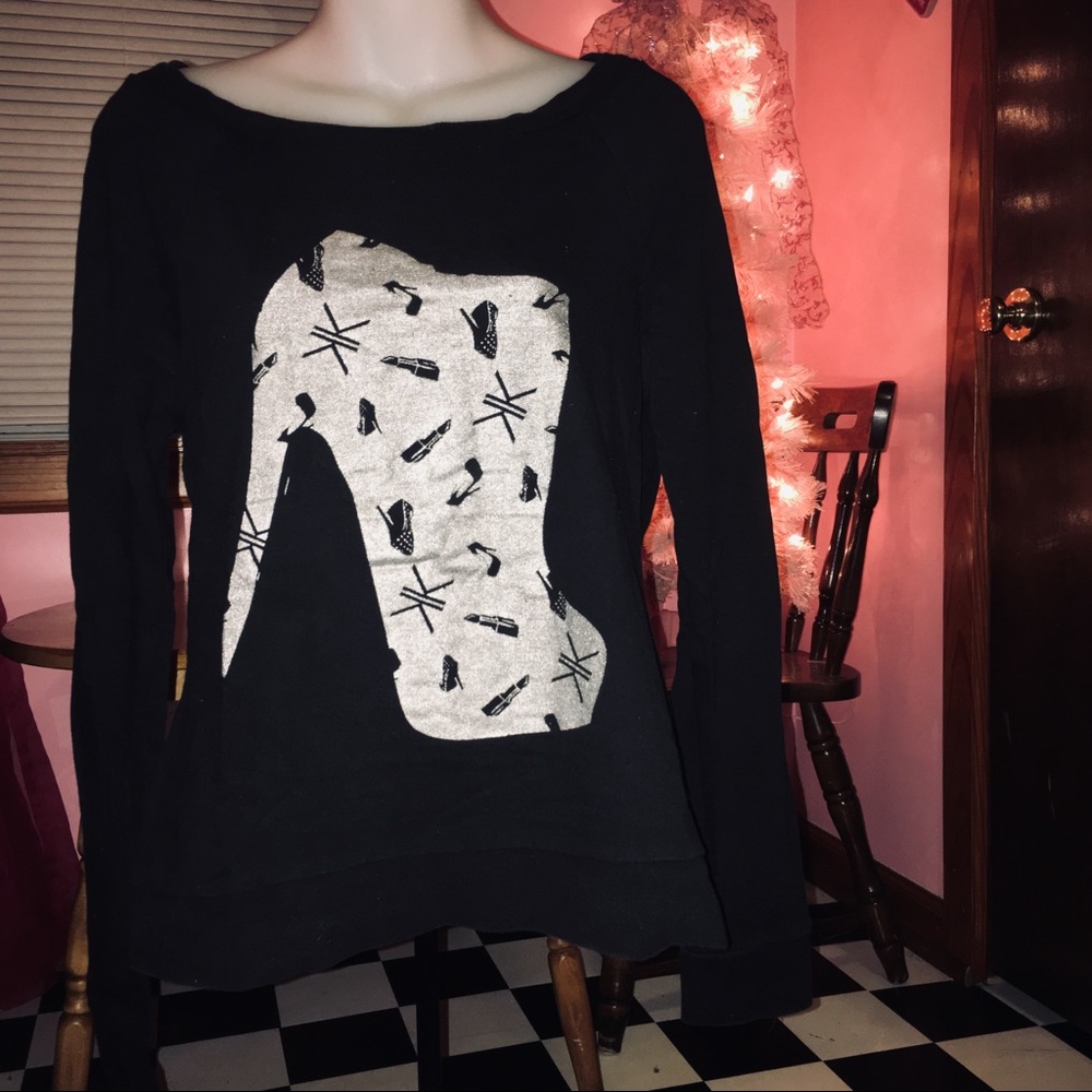 LIKE NEW Y2K Kardashian Kollection Sweatshirt Top M
